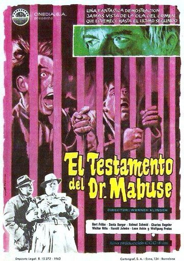 Завещание доктора Мабузе / Das Testament des Dr. Mabuse (1962)